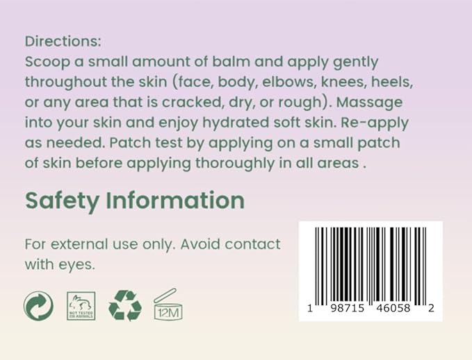 Whipped Beef Tallow Skin Moisturizer - 100% Grass Fed Beef Tallow Face Cream - Natural Lotion Balm Body Moisturizer with Honey & Lavender - 4 oz