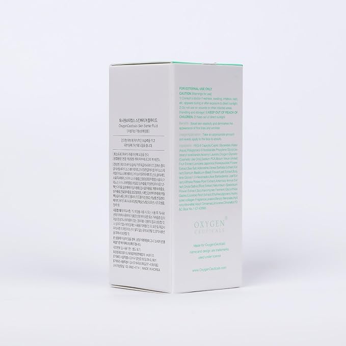 OxygenCeuticals Skin Barrier Fluid – Anti-Wrinkle Ampoule with Adenosine, Hydrolyzed Collagen, Improves Elasticity & Firmness, Hydrating Serum for Dry & Aging Skin. 1.69 fl.oz (50ml)