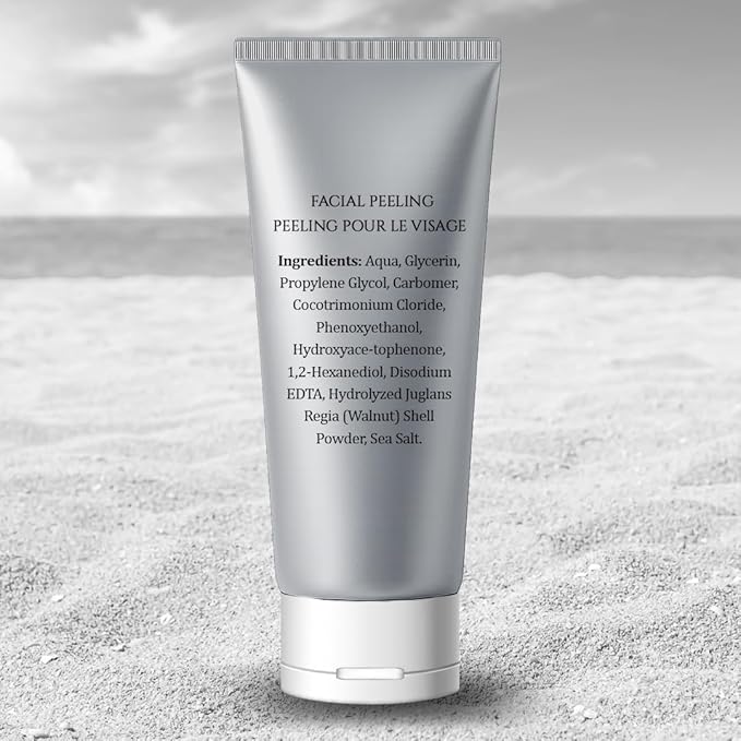 Vivo Per Lei Facial Peeling Gel - Face Peel with Dead Sea Minerals - Gentle Exfoliating Gel for Face - 4.05 Fl Oz - Pack of 2