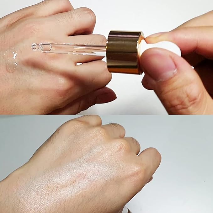 Volufiline Serum, Pure Volufiline Oil for face, breast, butt, under eyes, Skin Elasticity, 100% Genuine, France Sederma, Cosmetic Ingredient booster korean volifiline glass bottle, 1.7 fl. oz. / 50 ml