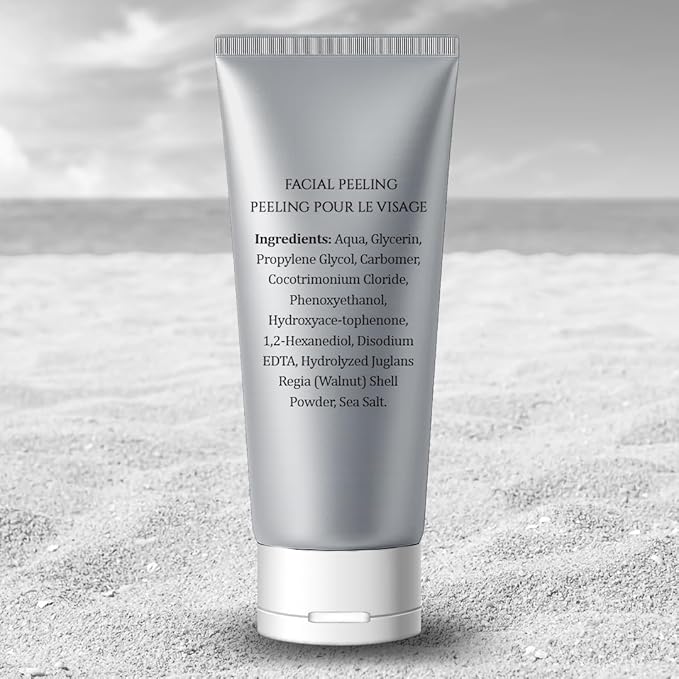 Vivo Per Lei Facial Peeling Gel - Face Peel with Dead Sea Minerals - Gentle Exfoliating Gel for Face - 4.05 Fl Oz - Pack of 3