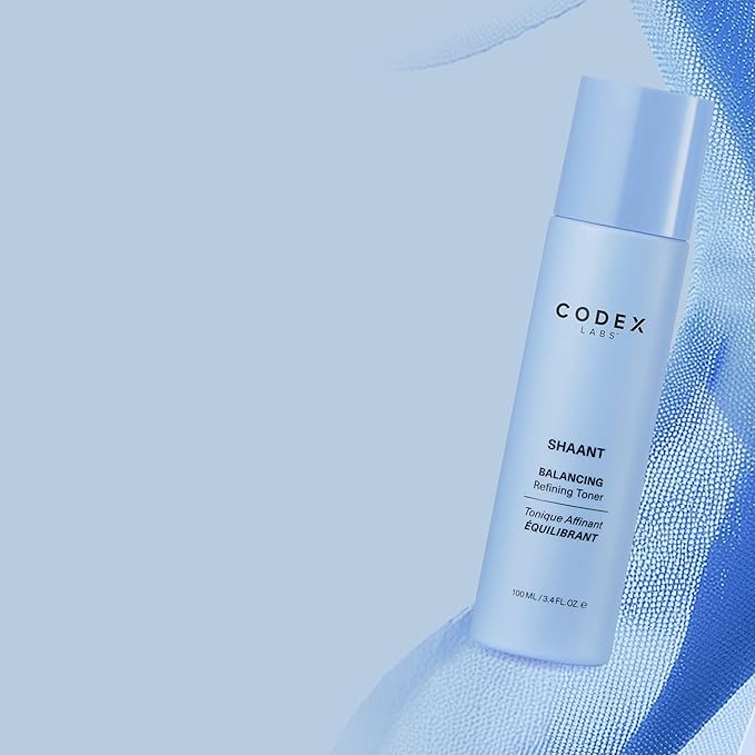Codex Labs Shaant Refining Toner - Hydration & Pore Minimizer - for Acne Prone Skin - with 2% Gluconolactone - Cruelty-Free, Vegan Skincare (100ml)