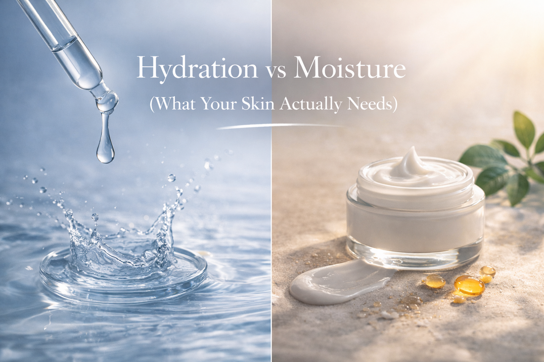 Hydration vs Moisture: What Your Skin Actually Needs