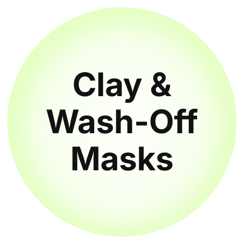 Clay & Wash-Off Masks
