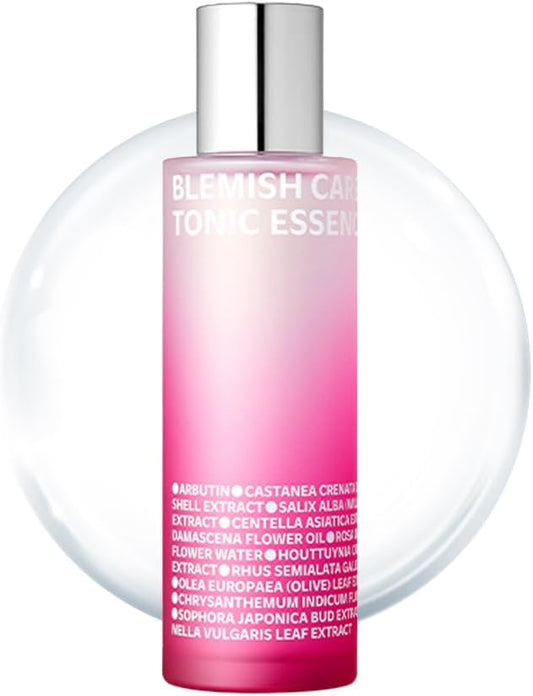 ISOI Blemish Care Toner, Skin-Smoothing Essence & Hydrating Toner for Face, for Sensitive Skin, Lightweight & Refreshing Formula, Korean Skin Care (4.39 fl.oz/130ml)