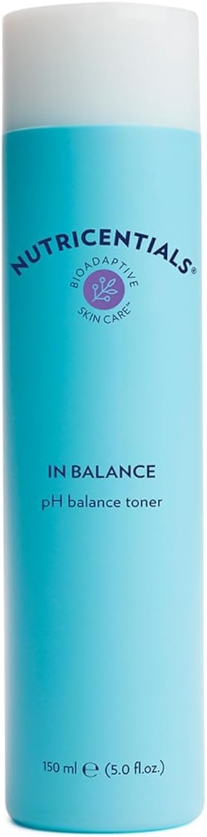 NuSkin Nutricentials in Balance pH Balance Toner | Toner with Bioadaptive Botanicals | Reduces Pores & Restores pH | Perfect After Removing Makeup to Help Your Skincare Routine | 150ml | 1 Pack