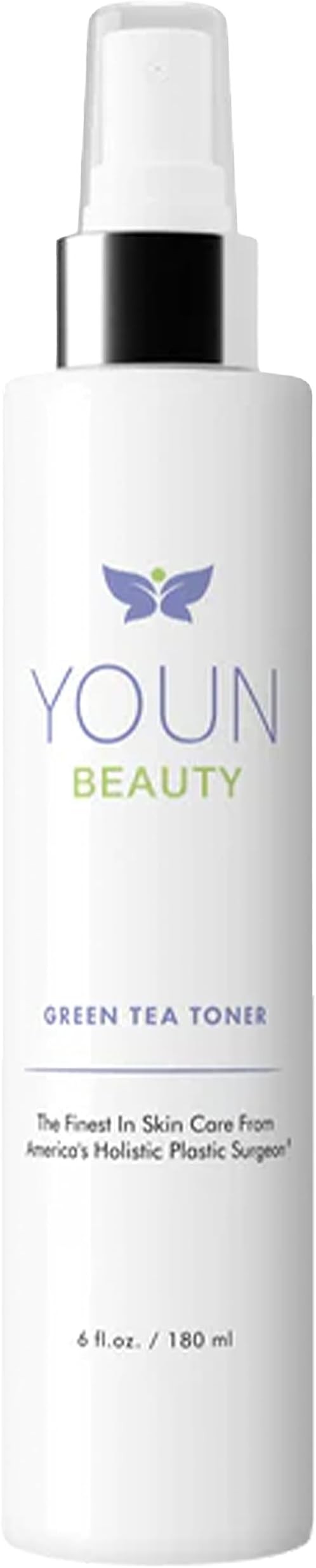 YOUN Beauty Green Tea Toner Face Mist Spray | Alcohol-Free, pH-Balancing & Hydrating Toner with Green Tea and Chamomile Extracts by Dr. Anthony Youn (180ml)