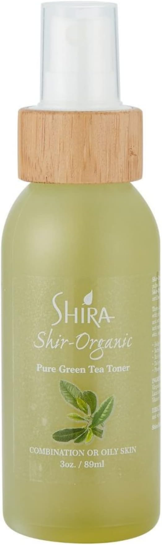 Shira Shir-Organic Pure Green Tea Toner Natural Refreshing- Hydrating Toner for Face for Normal to Oily Skin Type (89ml)