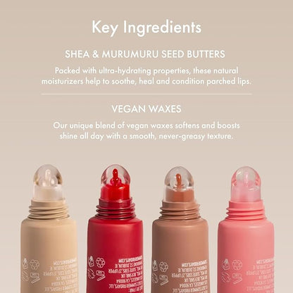 Summer Fridays Tinted Lip Butter Balm - Conditioning Vegan Lip Balm for Instant Moisture, Shine & Hydration - Sheer-Tinted, Soothing Skincare - Pink Guava (.5 Oz)