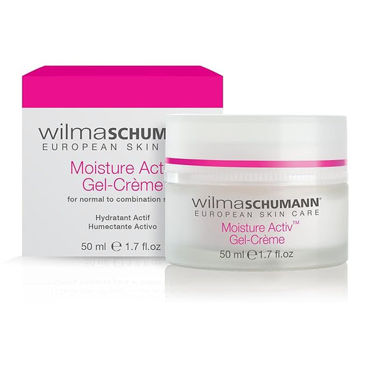 WILMA SCHUMANN Moisture Activ Gel Cream, Face Moisturizer, Face Cream with Hyaluronic Acid, 1.7 oz