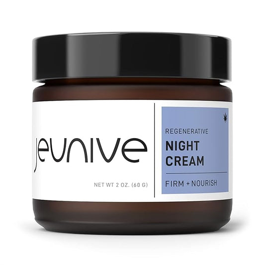Regenerative Triple Power Nourishing PM Night Cream - Soothing with Anti-Aging Lavender, Peony and Vitamins to Energize Tired Skin | 2 oz (57g)