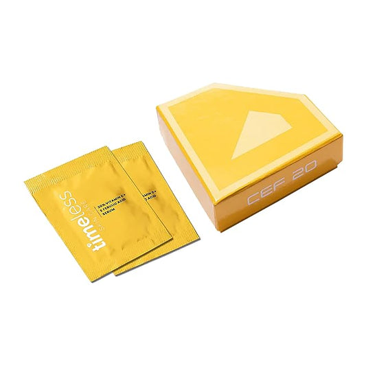 Timeless Skin Care Vitamin C Serum with Vitamin E & Ferulic Acid - Brightening Serum - for Oily & Dry Skin - Fragrance-Free - Pouches