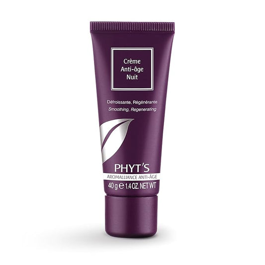Phyts Anti-Aging Night Cream - Face Moisturizer with Beeswax and Hazel Oil - Reduces Signs of Fatigue - Regenerating Night Cream for Face - 1.4 oz