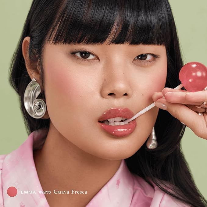 EADEM Le Chouchou Lip Softening Balm, Lip Gloss for Women, Plumper and Mask for Lips, Overnight Hydrating & Moisturizing Luxury Lip Balm, 0.5 oz, Guava Fresca