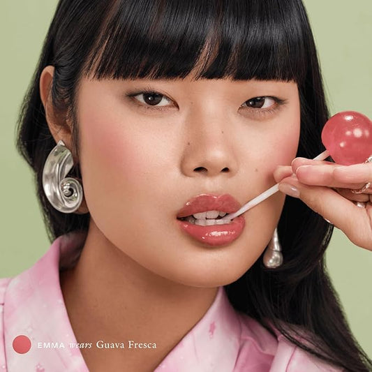 EADEM Le Chouchou Lip Softening Balm, Lip Gloss for Women, Plumper and Mask for Lips, Overnight Hydrating & Moisturizing Luxury Lip Balm, 0.5 oz, Guava Fresca